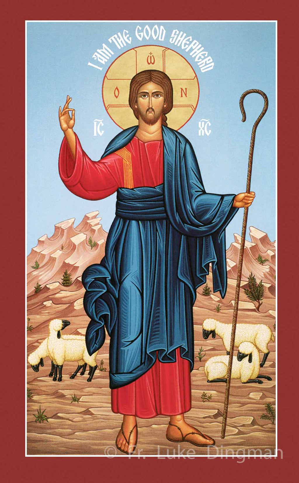 Icon Christ the Good Shepherd