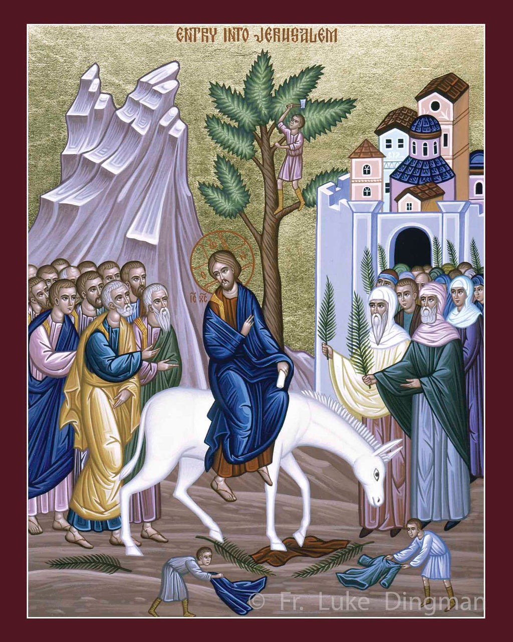 Icon Entry Into Jerusalem