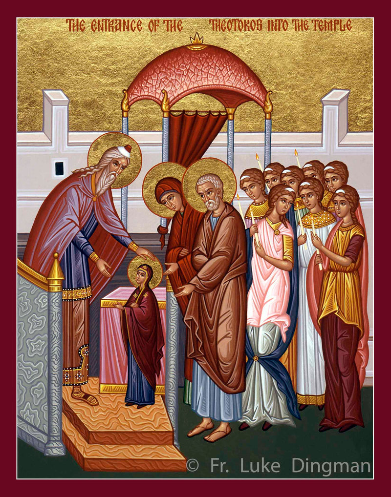 Icon The Entrance of the Theotokos Into the Temple