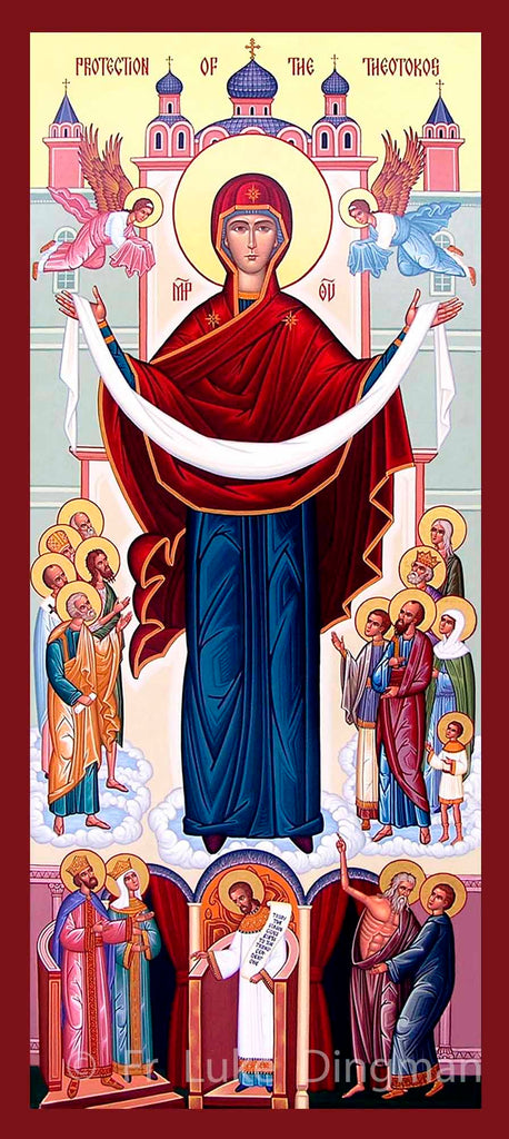 Icon Protection of the Theotokos with Saints